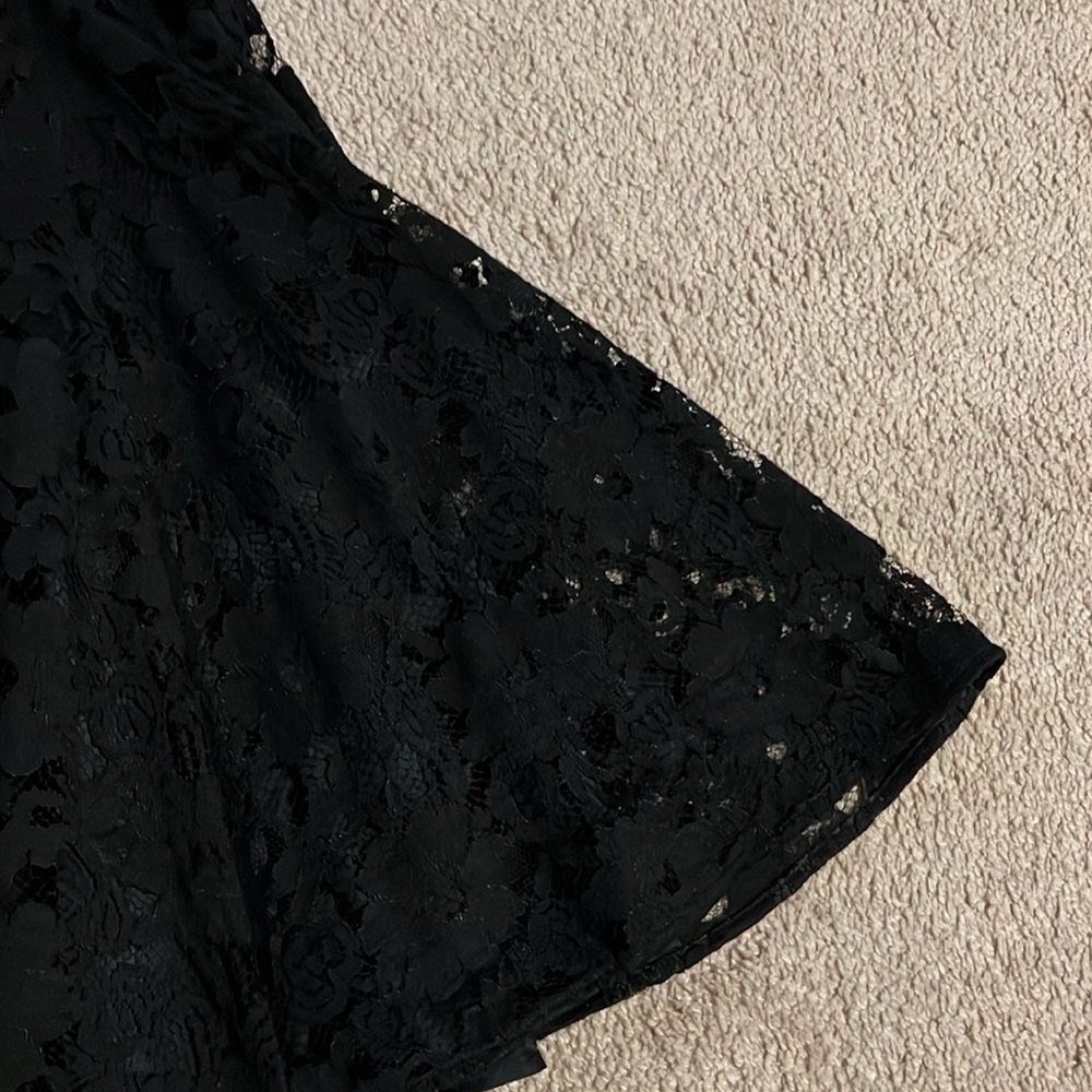 Ann Taylor black lace dress size 6 - Picture 3 of 7
